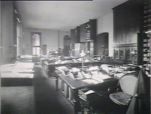 Interior of Records Branch, Public Works