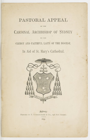 Pastoral appeal of the Cardinal Archbishop of Sydney to...