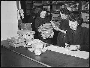 British Fleet post office, 22 June 1945 / photographed ...