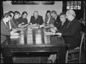 Meeting at Lang Road, 23 May 1944 / photographed by Cha...