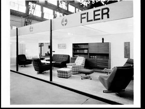Fler stand, Furniture Show 1968, Sydney Showground