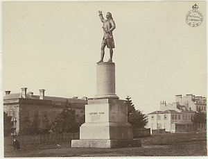 [Captain Cook statue, Hyde Park, Sydney]