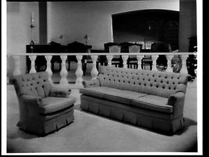 Travic lounge suite, Grace Bros. department store, Broa...