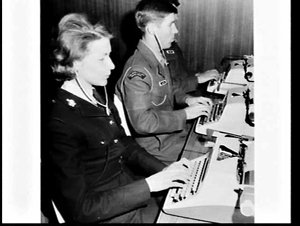 Male and female personnel from the Australian Army Serv...