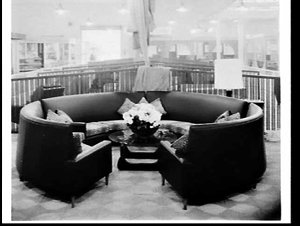 Artwood circular lounge, Furniture Show 1969, Sydney Sh...