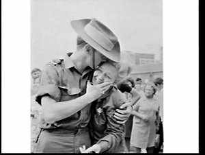Reunion of the Australian Army 7th Battalion with famil...