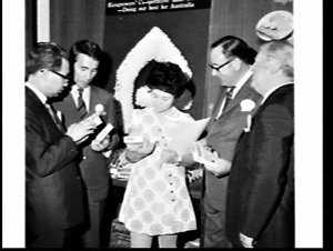 Ricegrowers' Co-operative Mills display of export of ri...