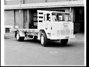 Allowrie truck at P.D.S. depot, Haymarket