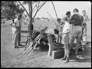 Archery Tempe, 14 March 1953 / photographed by Lynch