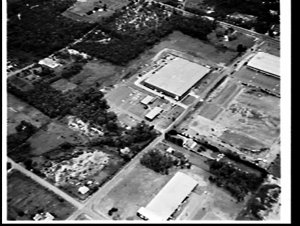Aerial view of Gilbarco factory, North Ryde