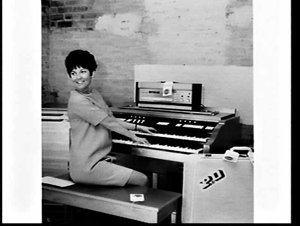 Organist and electric organ for the P. & O. liner Himal...