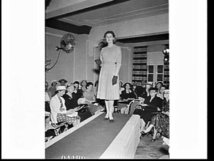 Adelyn Garments' fashion parade for 1957 at the Carlton...