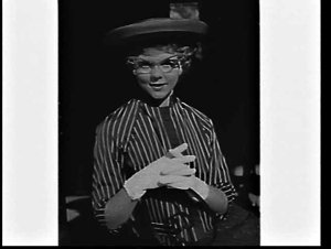 Hats and spectacles modelled at Madame Anthony's, Edgec...