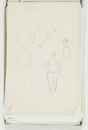 2453 Pte. J. Marshall, 53rd Battalion H.Q., A.I.F., France [sketchbook]