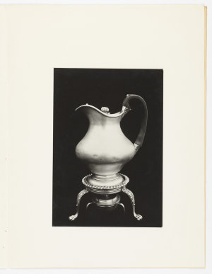 Jug and stand and a small spirit lamp on stand [photogr...