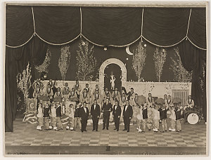 Photographs of stage sets relating to the Capitol and S...