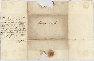 George Bass letter received from Matthew Flinders, 15 F...
