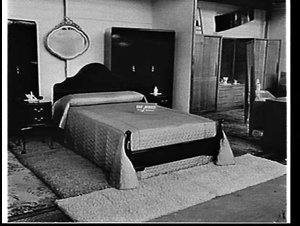 Queen Anne style bedroom suite on the Van Winkle [bedsp...