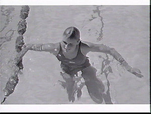 Swimmer Shane Gould, North Sydney Olympic Pool