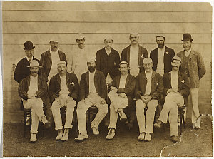 Sydney Cricket Ground, ca. 1892. Views and team portrai...