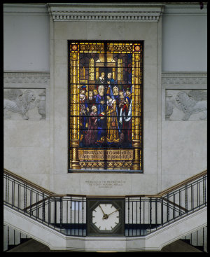 Stained glass windows, Mitchell Wing, State Library of ...