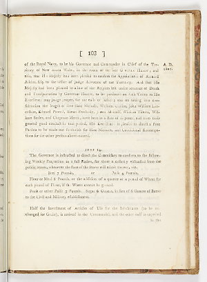 New South Wales - Governor - General standing orders, 1...