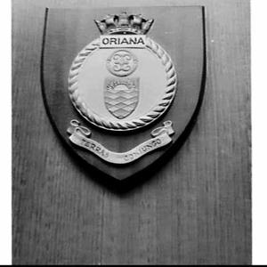 P. & O. liner Oriana shield and crest