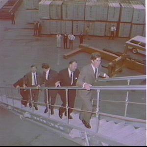 Prince Charles visits the Overseas Containers (OCL) ter...