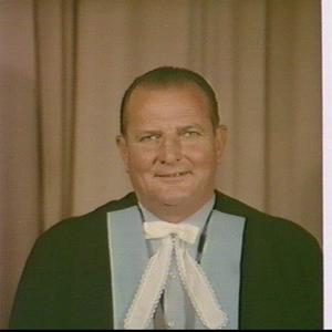 Portrait of an alderman of Sydney City Council in offic...