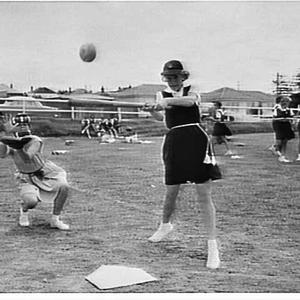 NSW PSAAA girls softball team 1960, Tasker Park, Canter...