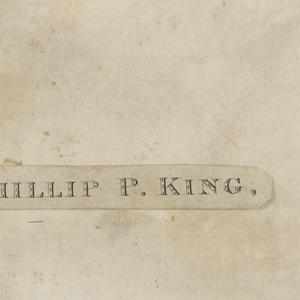 Phillip Parker King album of drawings and engravings, 1...