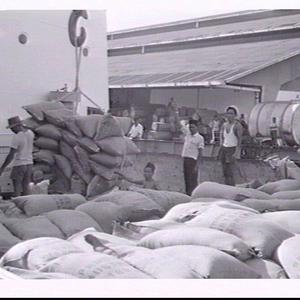 First Australian rice to Indonesia unloaded at the whar...