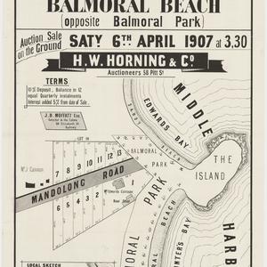 [Balmoral subdivision plans] [cartographic material]