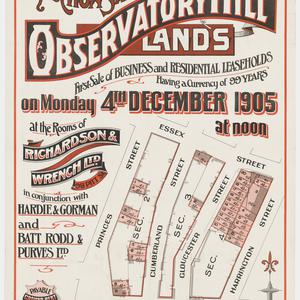 [City of Sydney subdivision plans] [cartographic materi...