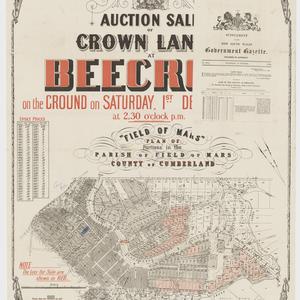 [Beecroft subdivision plans] [cartographic material]