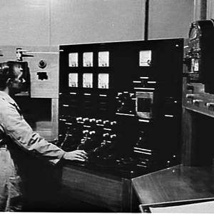 Control panel and technician, Prospect County Council p...
