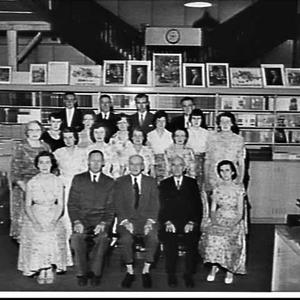 Staff photograph, the Book Depot, Methodist book shop, ...