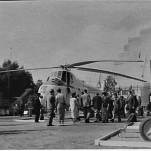 Russian helicopter, Sydney Trade Fair, Showground, 1961