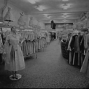 Interior of McDowell's King Street store 1957