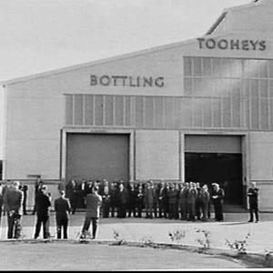 Opening of Tooheys' plant (Auburn Bottling) at Lidcombe