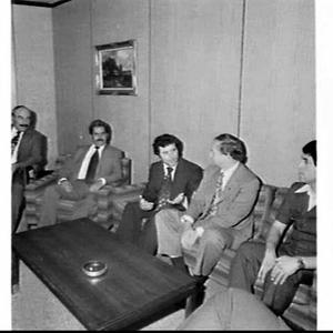 Minister for Immigration Ian McPhee has tea with member...