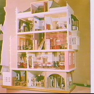 Dolls house modelled on a five-storey Victorian terrace...