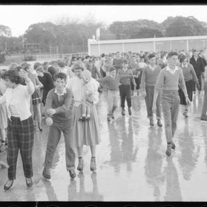 Ice skating rink, June 1959