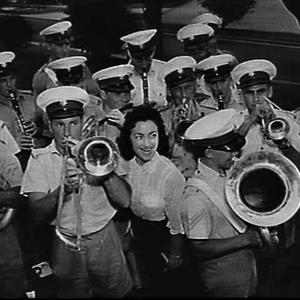 RAN marines' brass and woodwind band