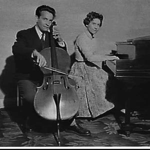 French cellist Guy Fallot and pianist Monique Fallot re...