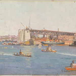 Dawes Point, showing Sydney Harbour Bridge in the cours...