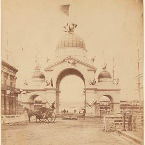 [Triumphal Arch, Circular Quay, Sydney, in honour of th...