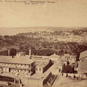 [Panoramic view of the Royal Mint and Hyde Park Barrack...