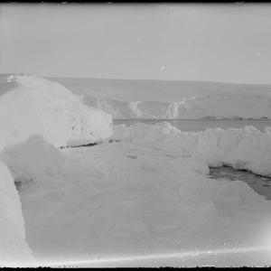 C122: Shore ice formation just west of Cape Denison / X...