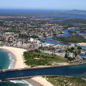 Aerial photographs of Forster, New South Wales, 18 Apri...